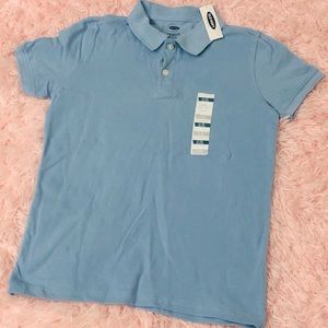 Old Navy Uniform Blue Top